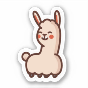 Sticker Llamas mignon