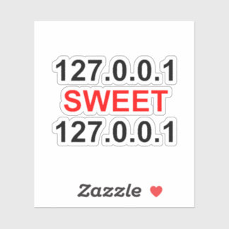 Sticker localhost sucré