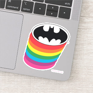 Sticker Logo Arc-en-ciel en couche Batman