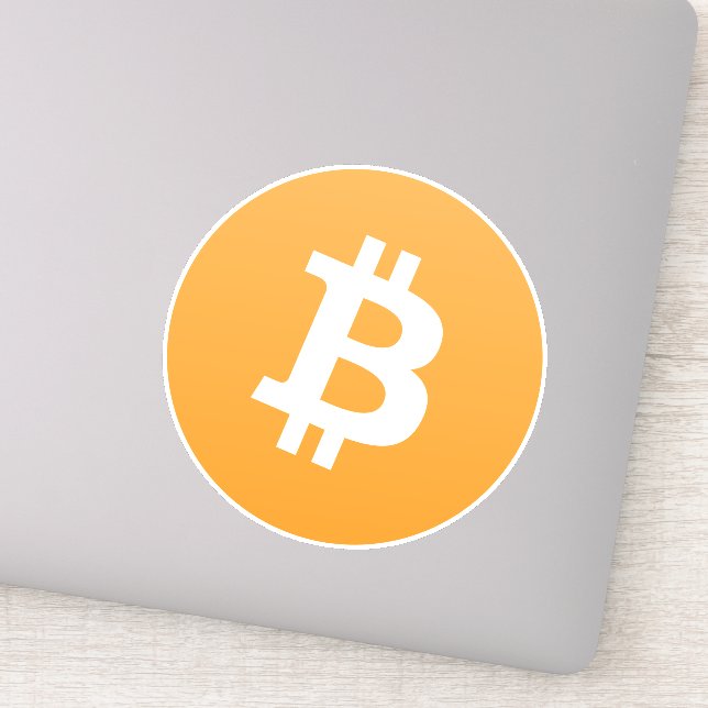 Sticker Logo Bitcoin (Détail)