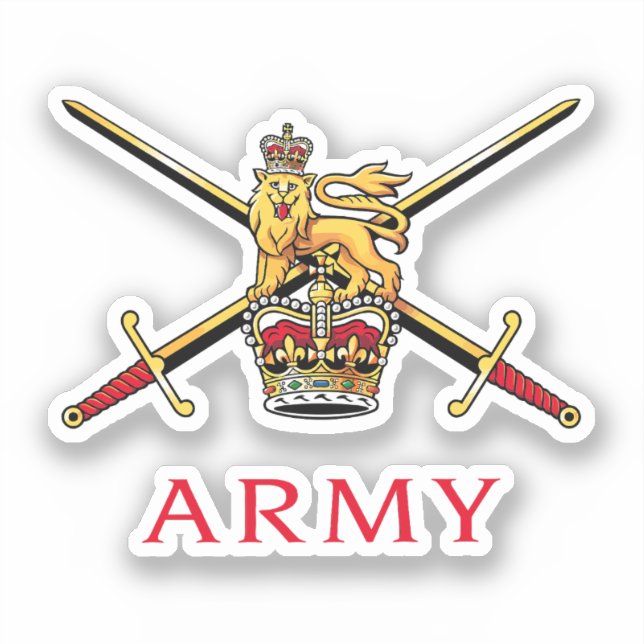 Sticker Logo de l'armée britannique (Recto)