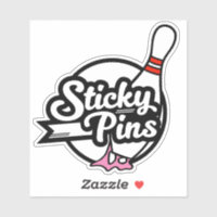 Logo de l'équipe de bowling "Sticky Pins"