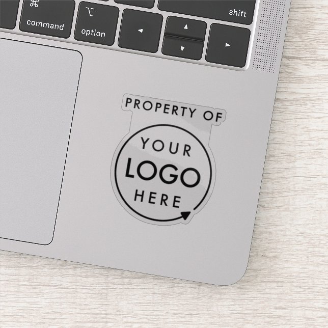 Sticker Logo de propriété de l'entreprise | Ordinateur por (Détail)