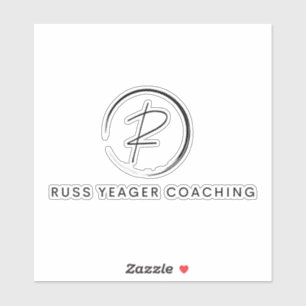Sticker Logo de signature de coaching Russ Yeager