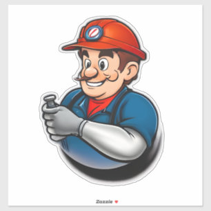 Sticker logo des services de plomberie