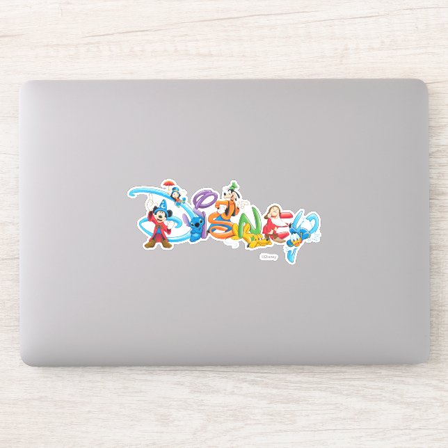 Sticker Logo Disney | Mickey et ses amis (Ordinateur)