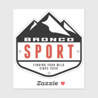 Sticker logo du bouclier du forum Bronco Sport