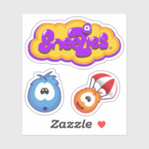 Logo du jeu Sneezies avec des Sneezies bonus