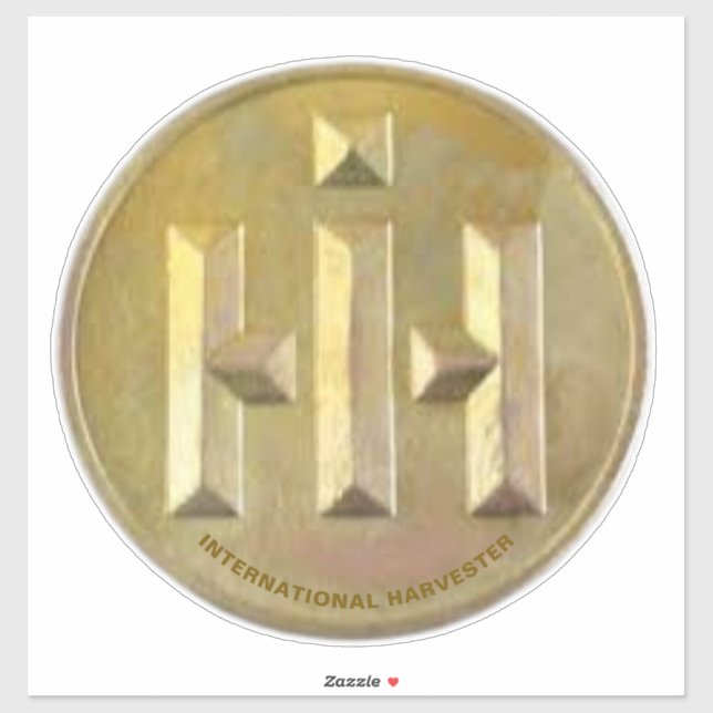 Sticker Logo du Prix d'or de la moissonneuse international (Feuille)