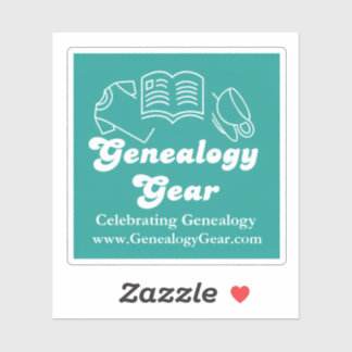 Sticker Logo Genealogy Gear