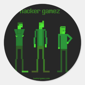 Sticker Logo Hacker Gamez