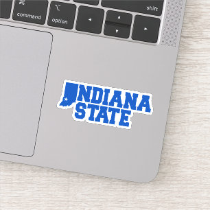 Sticker Logo Indiana State