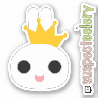 Sticker Logo King Bunny / Queen Bunny Emote SuspectCelery™
