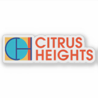 Sticker Logo of Citrus Heights, California, USA