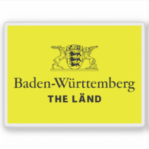 Sticker Logo officiel du Bade-Wurtemberg, Allemagne - v2