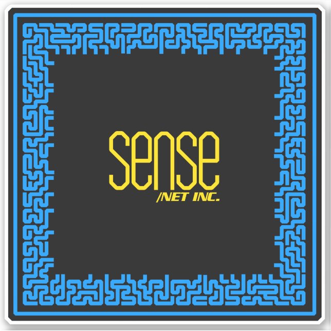 Sticker Logo Sense/Net Version 2 (Devant)