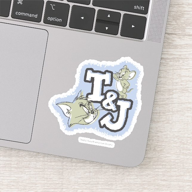 Sticker Logo Tom et Jerry T&J (Détail)