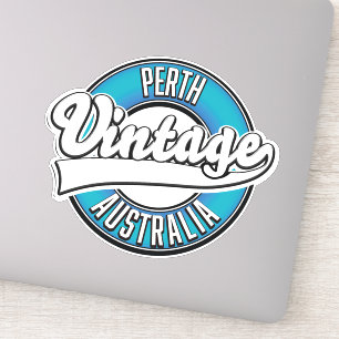 Sticker Logo vintage de Perth Australie