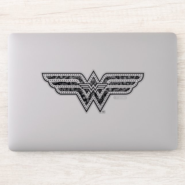 Sticker Logo Wonder Woman Paisley (Ordinateur)