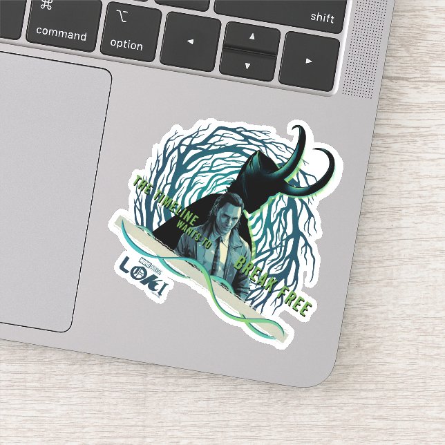 Sticker Loki - Le Timeline Veut Rompre Libre (Détail)
