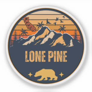 Sticker Lone Pine, Californie