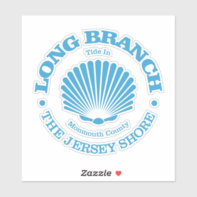 Sticker Long Branche (coquillage) (Feuille)