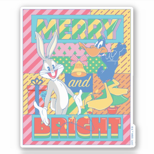 Sticker LOONEY TUNES™ | Joyeux Noël (Devant)