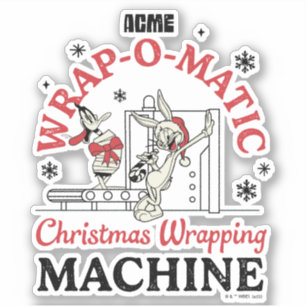 Sticker LOONEY TUNES™ Machine à envelopper ACME-O-Matic