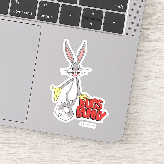 Sticker LOONEY TUNES™ Rires rétro | BUGS BUNNY™ (Détail)