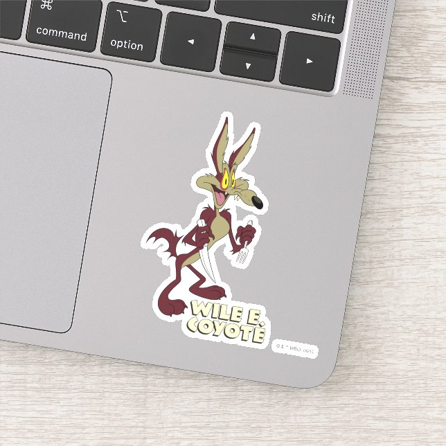 Sticker LOONEY TUNES™ Rires rétro | WILE E. COYOTE™ (Détail)