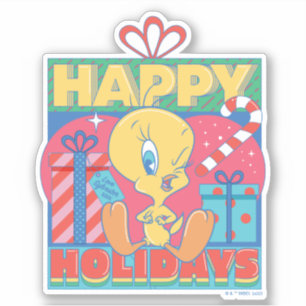 Sticker LOONEY TUNES™ TWEETY™ Joyeuses fêtes