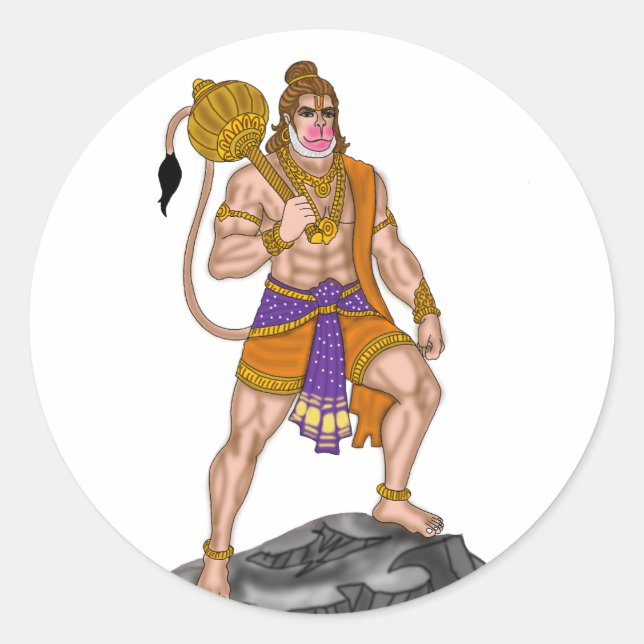 Sticker Lord Hanuman (Devant)