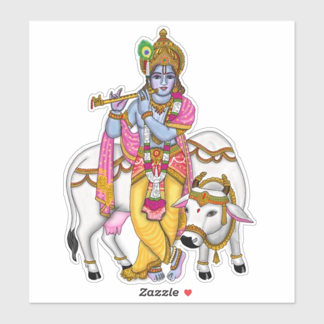 Sticker Lord Krishna (Feuille)
