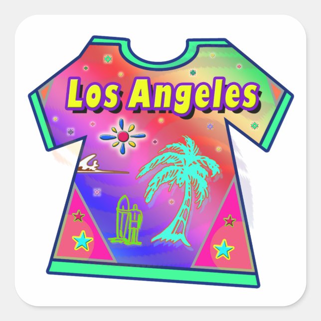 Sticker "Los Angeles Vivid 3" (Devant)