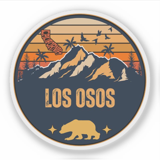 Sticker Los Osos, Californie (Devant)