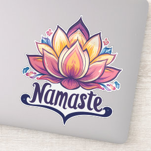 Sticker Lotus Flower "Namaste"