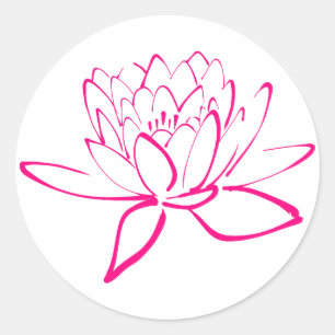 Sticker Lotus Rose