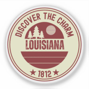 Sticker Louisiane Amour - Cadeau de la région cajun