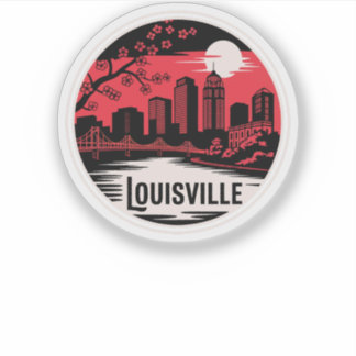 Sticker Louisville City Kentucky USA