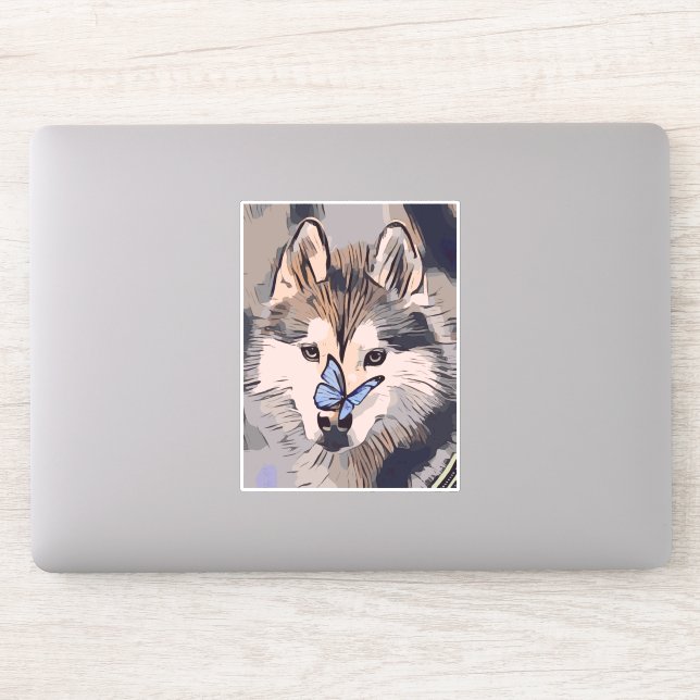 Sticker loup (Ordinateur)