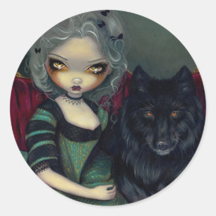 Sticker "Loup-Garou : Noir"