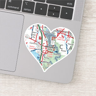 Sticker Love Brigham City