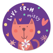 Sticker 'love from'