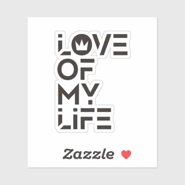 Sticker Love of My Life (Feuille)