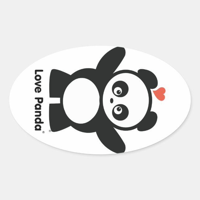 Sticker Love Panda® (Devant)