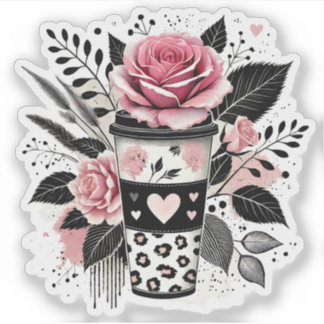 Sticker Lover Café, Sticker Floral