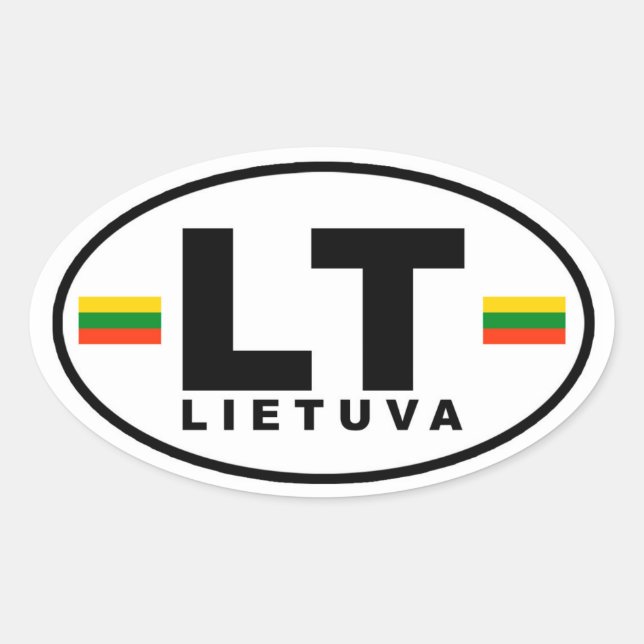 Sticker LT Lietuva (Devant)