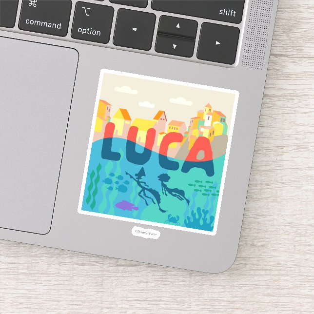 Sticker Luca | Ci-dessus et ci-dessous avec Alberto & Luca (Détail)