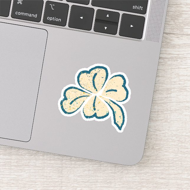 Sticker Lucky Clover Shamrock Saint Patrick`s Day (Détail)