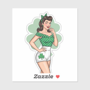 Sticker Lucky Retro Glam